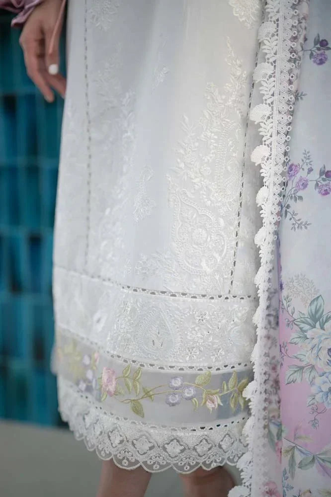 Embroidered Luxury Lawn Unstitched 3Pc | 1031