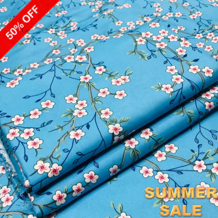 2025-FLORAL PRINTS 2PC SUMMER WEAR SL-004