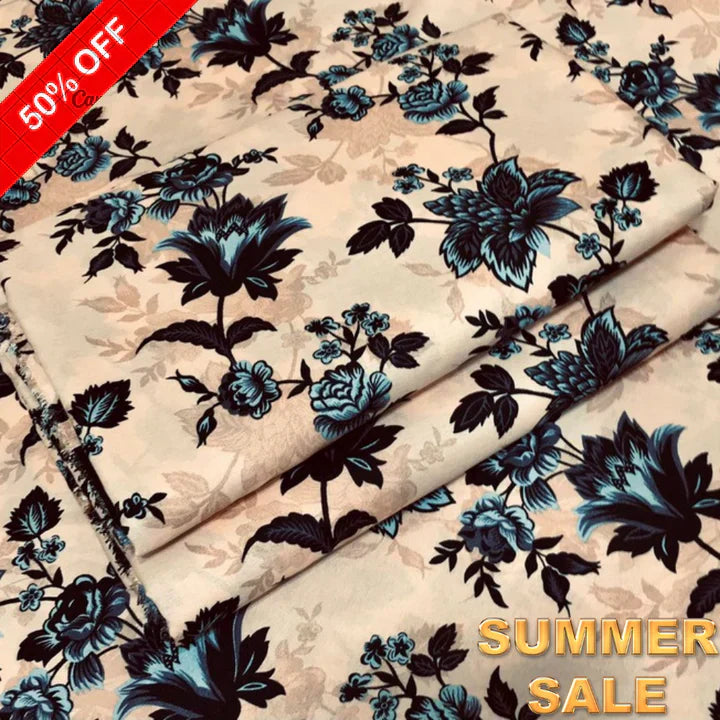 2025-FLORAL PRINTS 2PC SUMMER WEAR SL-019
