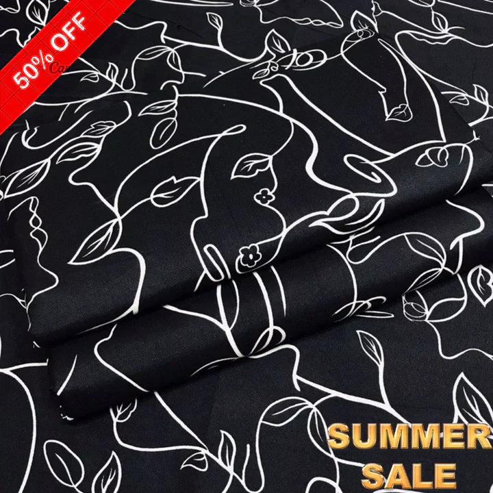 2025-FLORAL PRINTS 2PC SUMMER WEAR SL-017