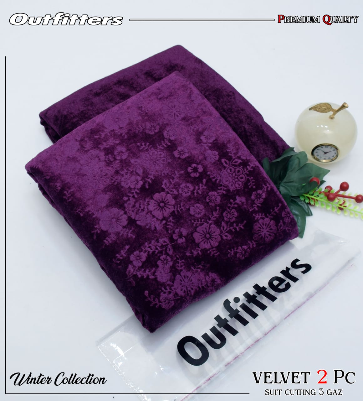 OUTFITTERS KOREAN VALVET 2PC VL-9007