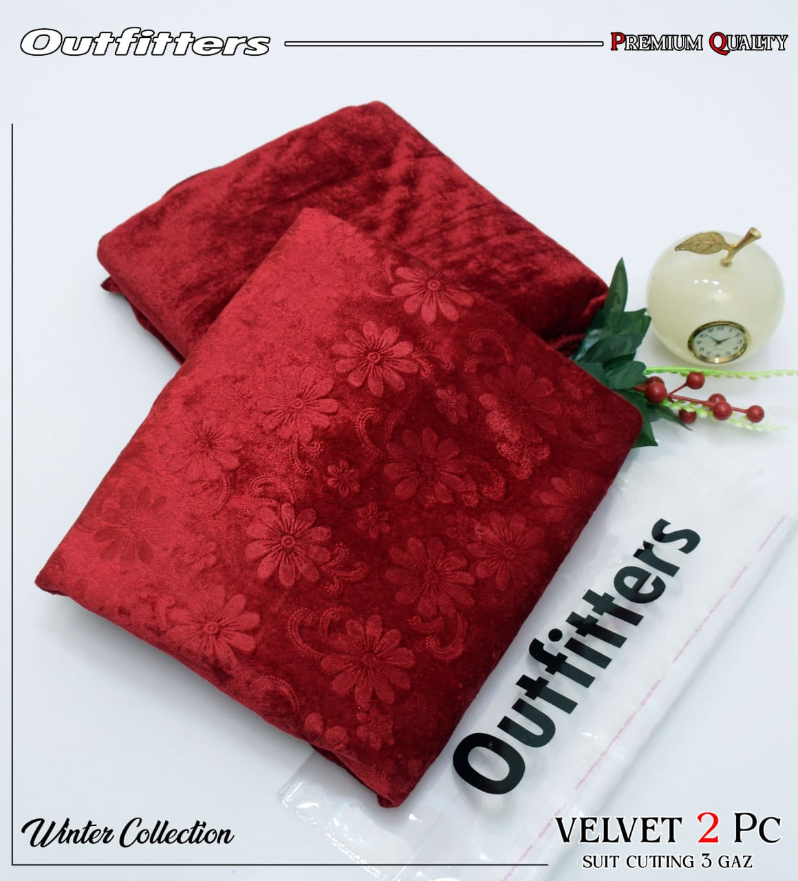 OUTFITTERS KOREAN VALVET 2PC VL-9008