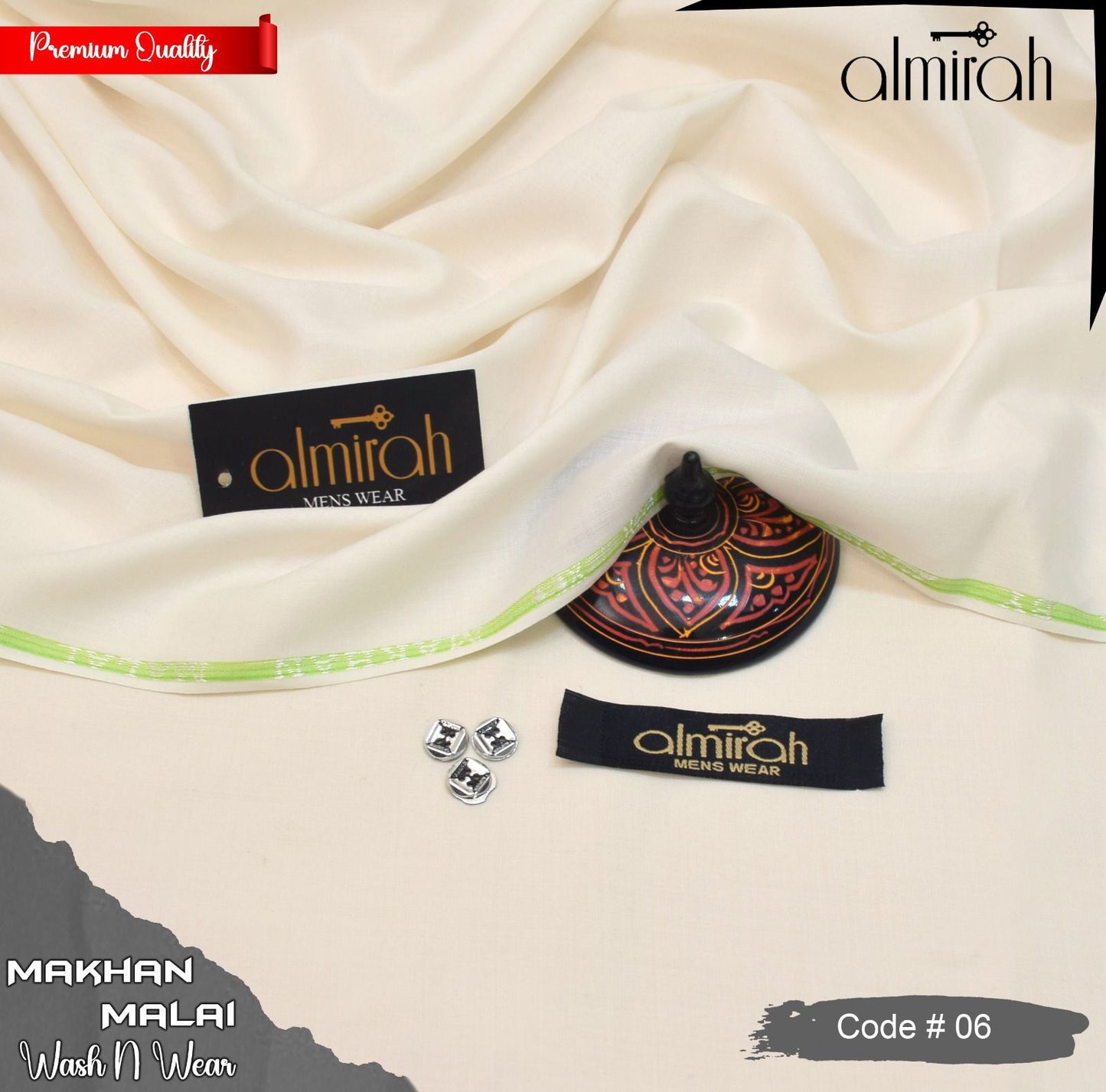 ALMIRAH MAKHAN MALAI MEN'S FOUR SEASON WASH N WEAR JL-1648