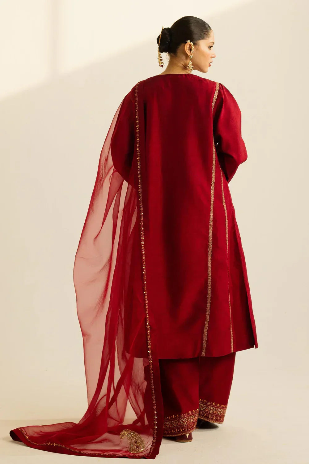 Embroidered Luxury Lawn Unstitched 3Pc | 1052