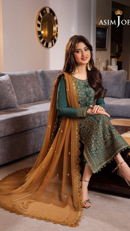 PREMIUM LAWN 3PC EMBROIDERED DRESS EMBROIDERED DUPATTA | 1011