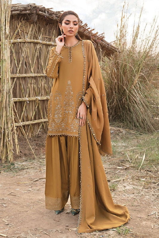 Embroidered Luxury Lawn Unstitched 3Pc | 1044