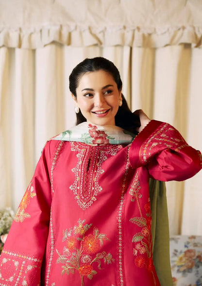 Embroidered Luxury Lawn Unstitched 3Pc | 1060