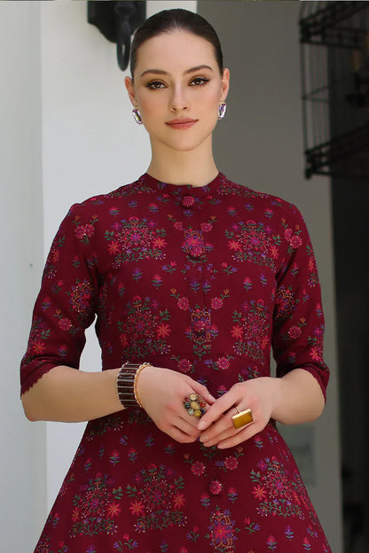 Embroidered Luxury Lawn Unstitched 3Pc | 5012