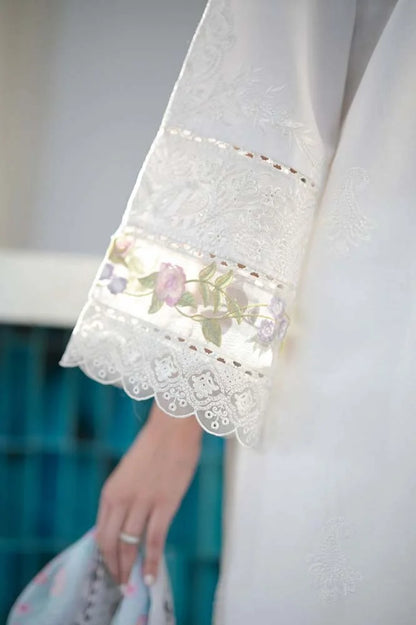 Embroidered Luxury Lawn Unstitched 3Pc | 1031