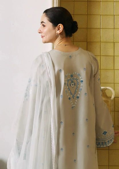 Embroidered Luxury Lawn Unstitched 3Pc | 1032