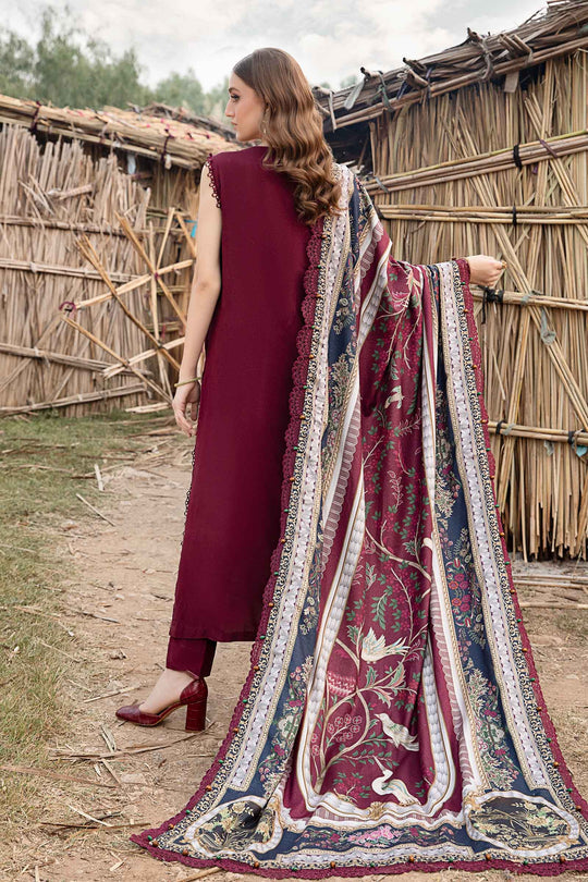 Embroidered Luxury Lawn Unstitched 3Pc | 1046