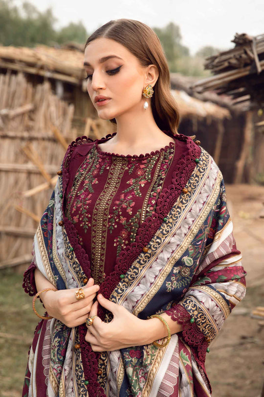 Embroidered Luxury Lawn Unstitched 3Pc | 1046