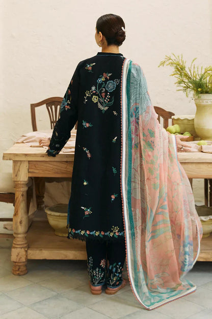 Embroidered Luxury Lawn Unstitched 3Pc | 1017