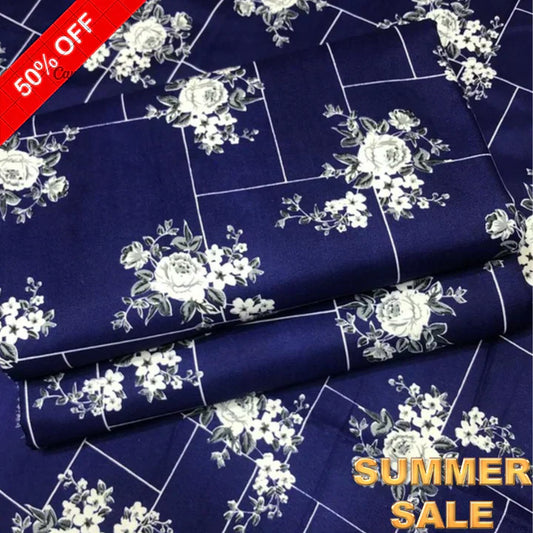 2025-FLORAL PRINTS 2PC SUMMER WEAR SL-014