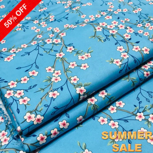 2025-FLORAL PRINTS 2PC SUMMER WEAR SL-004