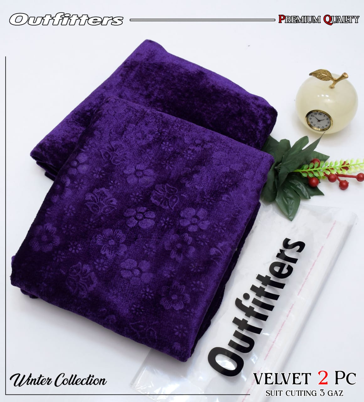 OUTFITTERS KOREAN VALVET 2PC VL-9003