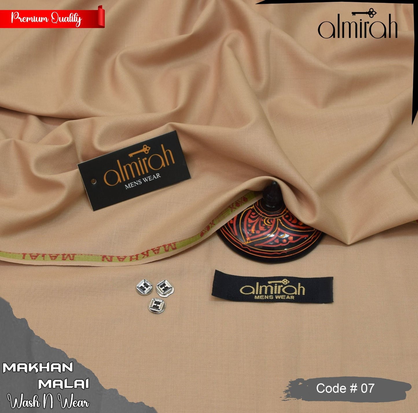 ALMIRAH MAKHAN MALAI  MEN'S FOUR SEASON WASH N WEAR JL-1651