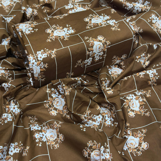 2025-FLORAL PRINTS 2PC SUMMER WEAR SL-136