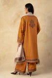 SAPPHIRE 3PC DHANAK EMBROIDERED SHIRT WITH DHANAK SHAWL AND TROUSER DN-2079