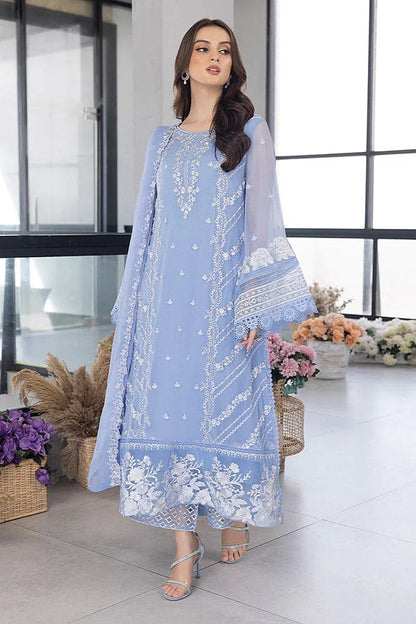 Embroidered Luxury Lawn Unstitched 3Pc | 1005