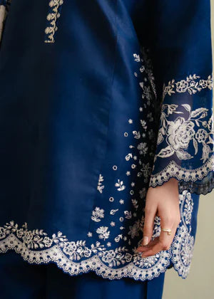 COCO 3PC DHANAK EMBROIDERED SHIRT WITH DHANAK SHAWL AND TROUSER DN-2065