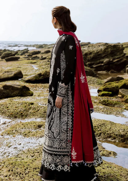 Embroidered Luxury Lawn Unstitched 3Pc | 1009