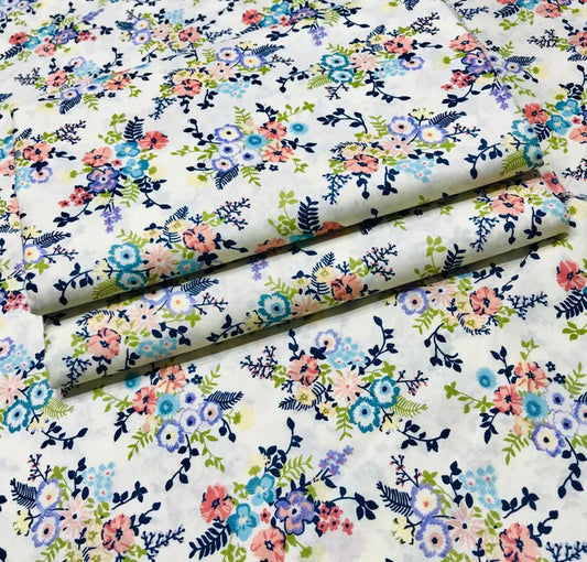 2025-FLORAL PRINTS 2PC SUMMER WEAR SL-027