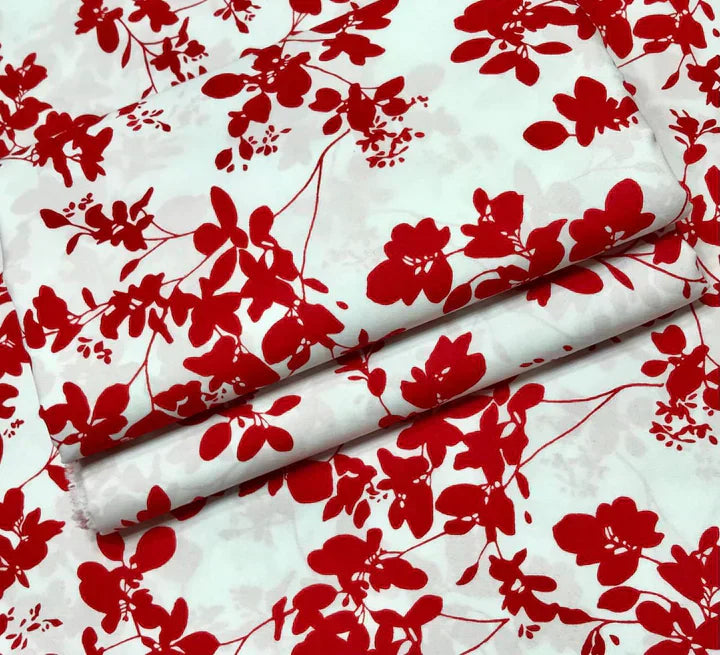 2025-FLORAL PRINTS 2PC SUMMER WEAR SL-026