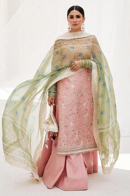 Embroidered Luxury Lawn Unstitched 3Pc | 1064